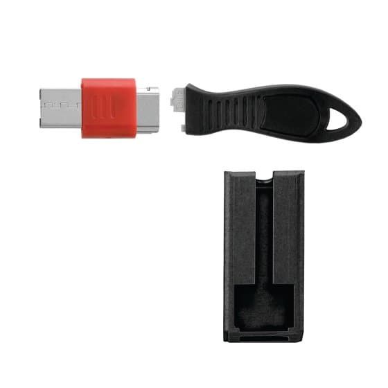 Kensington USB Port Lock with Square Cable Guard