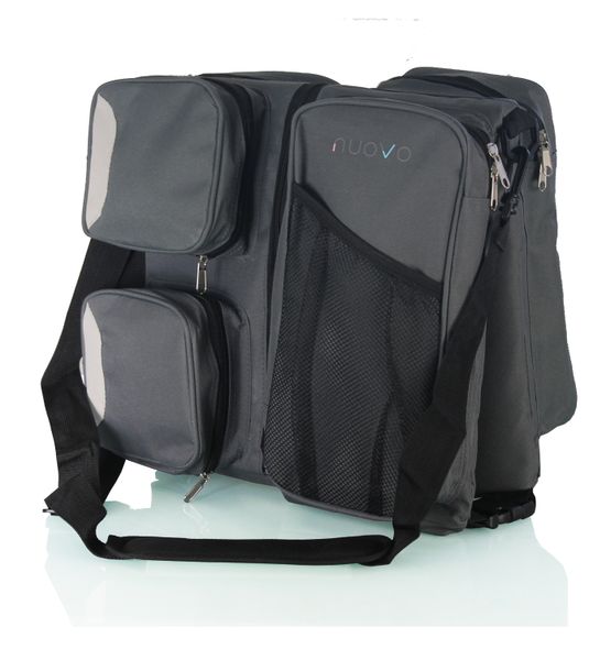 Nuovo - Baby 3-in-1 Carry And Nappy Bag - Grey