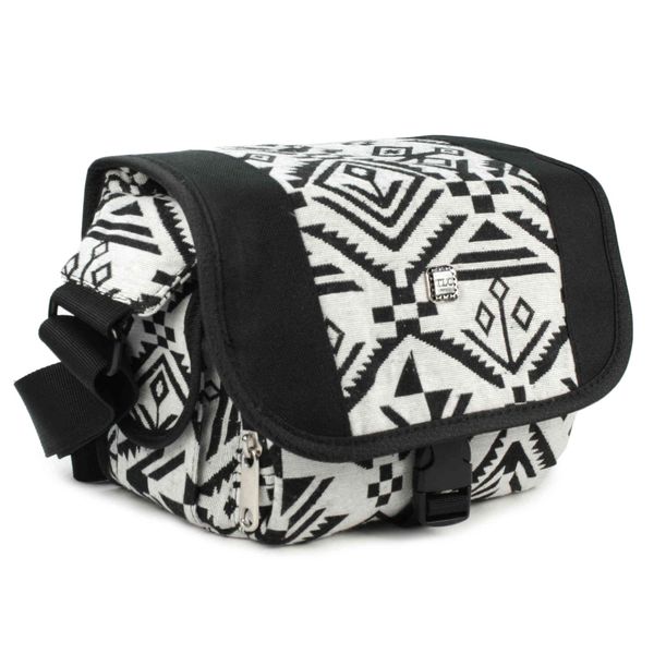 Tuff-Luv Navajo Range Toploader Camera Bag Black / White