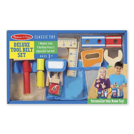 melissa and doug deluxe tool belt set