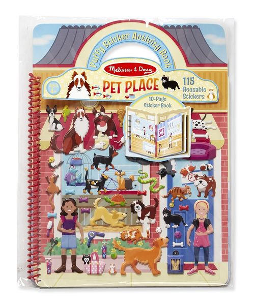 Melissa &amp; Doug Pet Place Puffy Sticker Activity Book