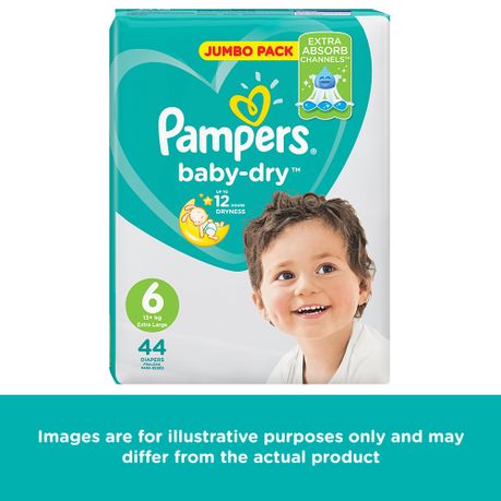 pampers giant pack size 6