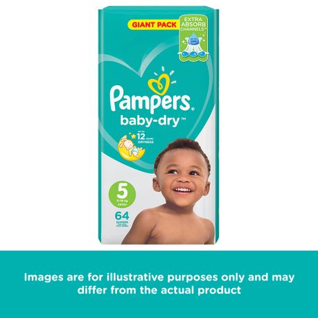 pampers giant pack size 5