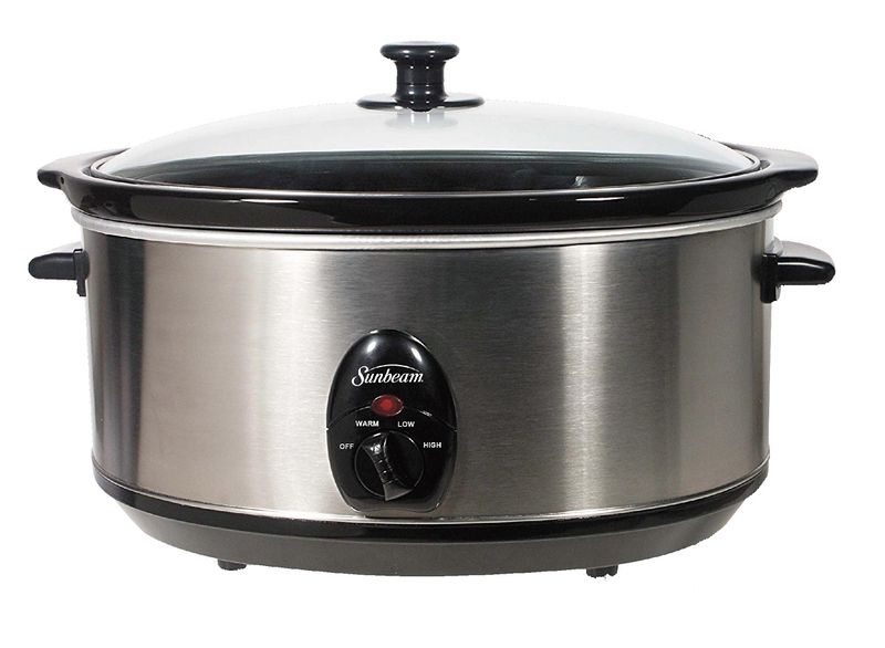 Sunbeam - 4.5 Litre Slow Cooker - Silver -SSC-450A