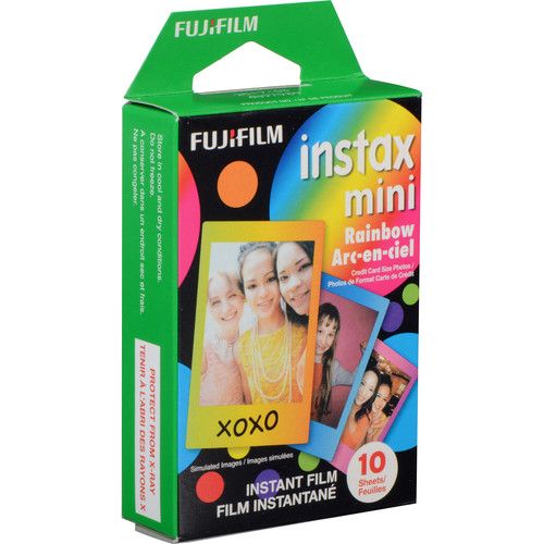 Fujifilm Instax Mini Film Rainbow Pack of 10