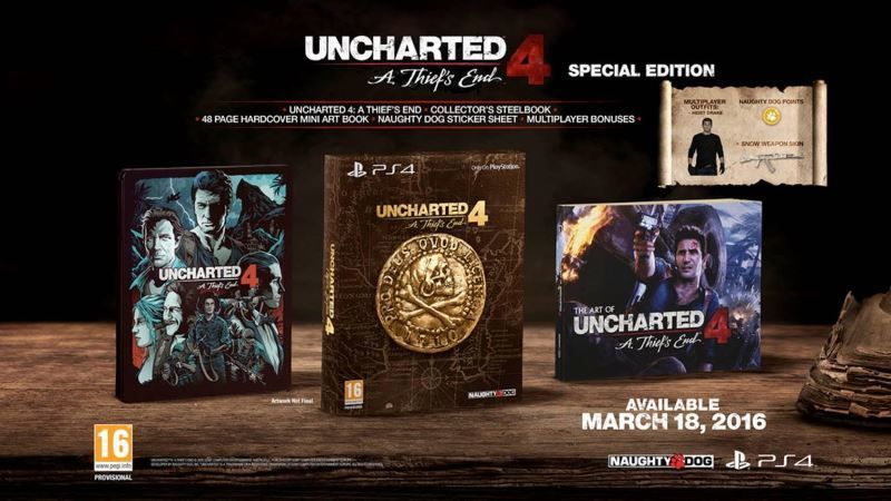 Uncharted 4: A Thief's End - Special Edition (PS4)