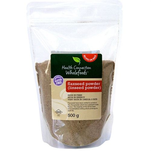 Health Connection Wholefoods Flaxseed Powder (Linseed Powder) - 500g