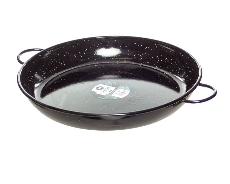 Perfect Paella - 36cm Enamel Casserole - Black