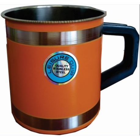 Leisure-Quip - Mug With Insulated Handle 9cm - Orange