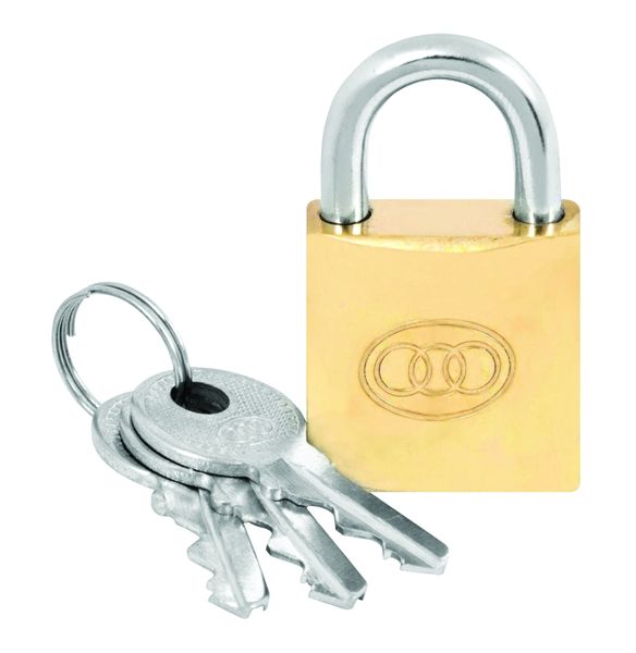 Moto-Quip - 25mm Tri Circle Standard Padlock