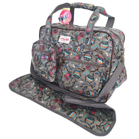 Notting Hill Two Pocket Nappy Bag - Owl Image