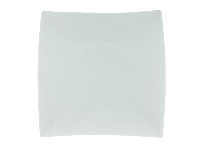 Maxwell &amp; Williams - 18.5cm White Basics Diamonds Square Side Plate