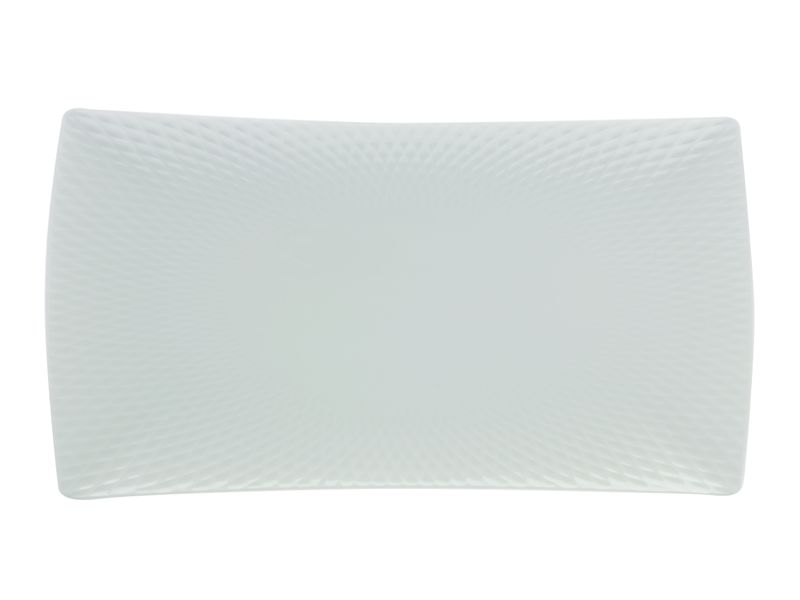 Maxwell &amp; Williams - White Basics Diamonds Rectangular Platter