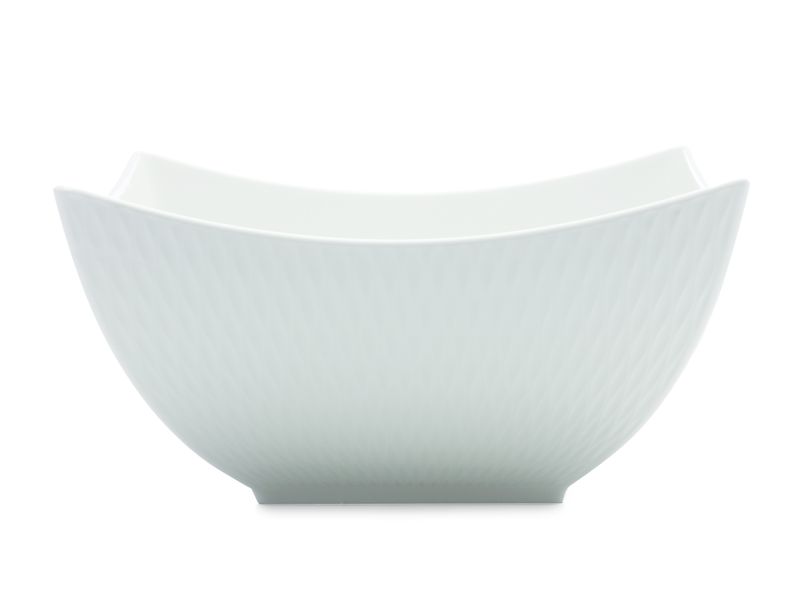 Maxwell &amp; Williams - 24cm White Basics Diamonds Square Bowl