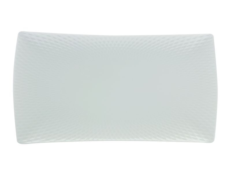 Maxwell &amp; Williams - White Basics Diamonds Rectangular Platter