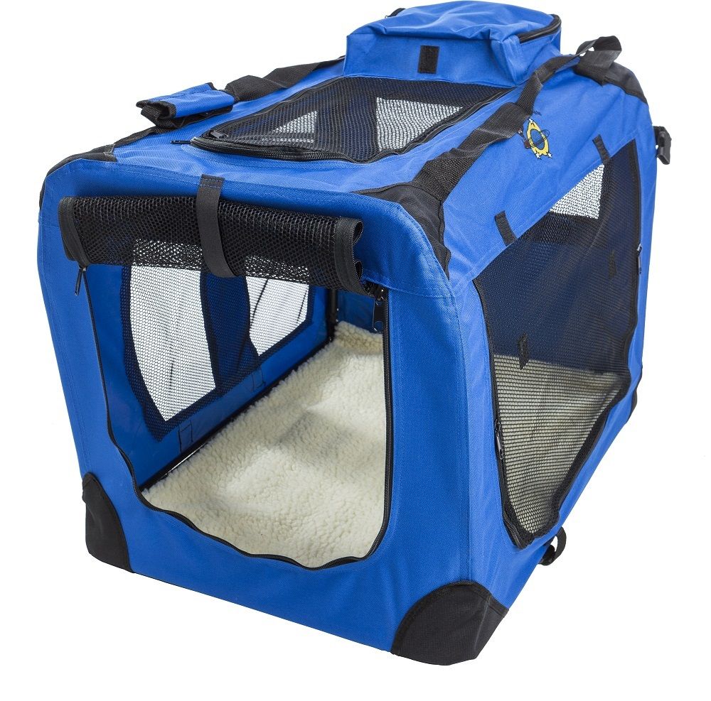 Cosmic Pets Collapsible Pet Carrier - Large (Blue) | Shop Today. Get it ...