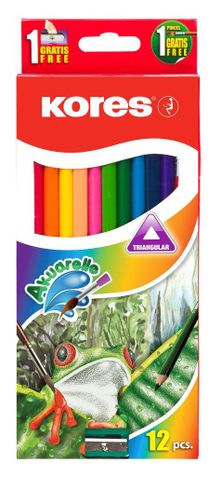 Kores Kolores Akuarelle 12 Colour Pencils
