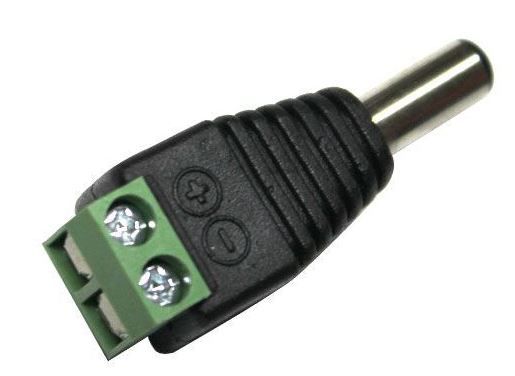 Lumeno Dc Male Plug - Black