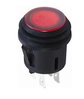 Lumeno - Waterproof On-Off Switch - Black