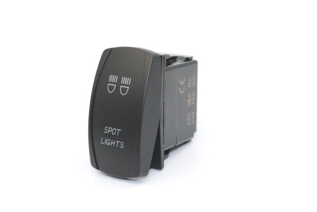 Lumeno - Rocker Switch Spot Light - Black
