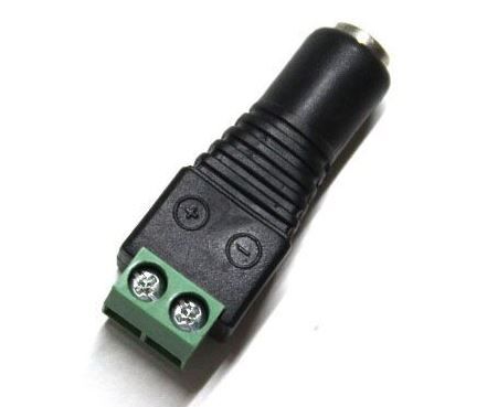 Lumeno Dc Female Plug - Black