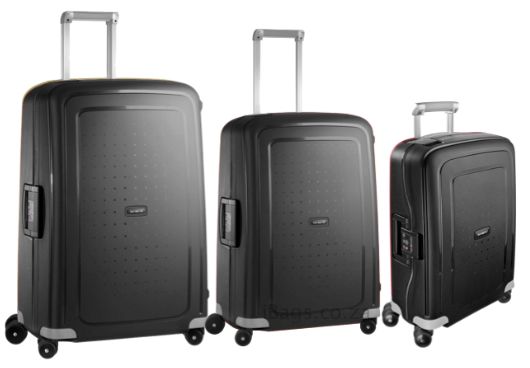 Samsonite S'Cure Set of 3 Spinners - Red