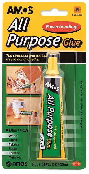 Amos All Purpose Clear Glue - 30ml