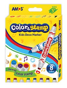 Amos Color &amp; Stamp 8 Deco Markers