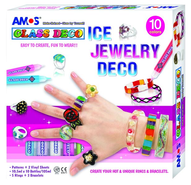 Amos Glass Deco Ice Jewellery Kit
