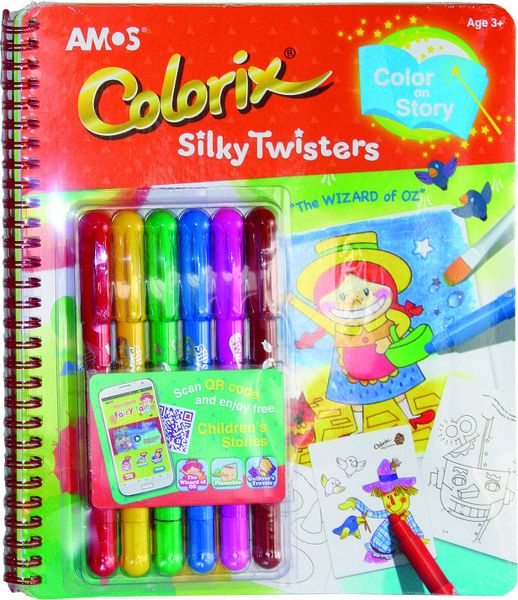 Amos 6 Colorix Silky Twisters With Workbook