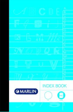 Marlin 2-Quire 192 Page A4 Counter Index Book