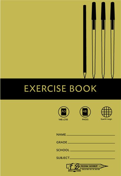 Freedom Stationery 72 Page A5 Q&amp;M Exercise Book (20 Pack)