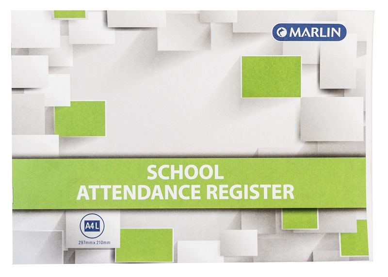 Freedom Stationery A4L School Attendance Register - 12 Leaves (20 Pack)