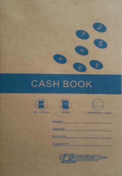 Freedom Stationery 72 Page A4 Cash Book