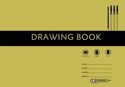 Freedom Stationery 24 Page A4L Drawing Book - Tissue (25 Pack)