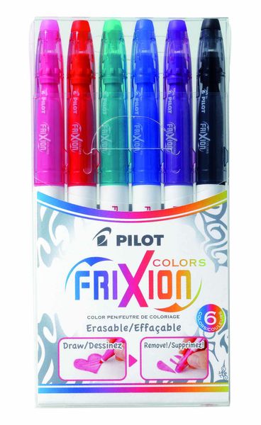 Pilot Frixion Colours Erasable - Wallet of 6