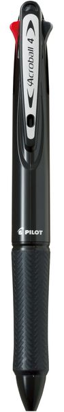 Pilot Acroball 4 Black Barrel Ballpoint Pen - 4 Ink Colours