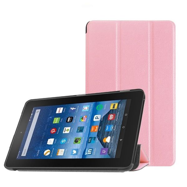 Ultra Lightweight Slim Folding Cover Stand for Fire Tablet - Orange (parallel import)