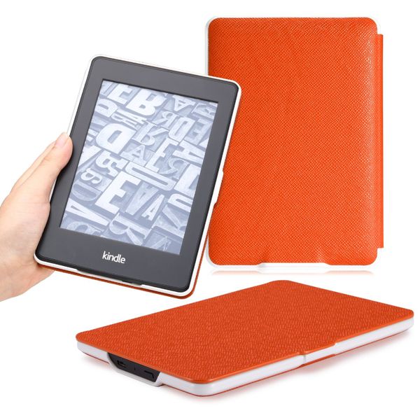 Kindle Paperwhite Case, Premium Thinnest &amp; Lightest Leather Cover - Light Blue (parallel import)