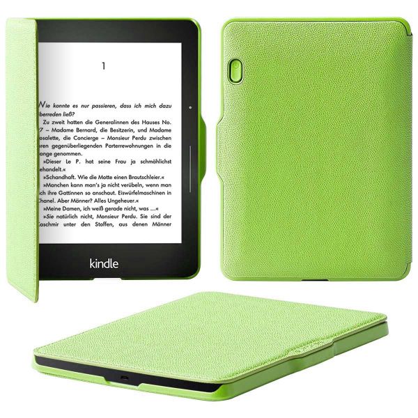 SUPCASE Slim Lightweight PU Leather Hard Shell Case Cover for Amazon Kindle Voyage - Green (parallel import)