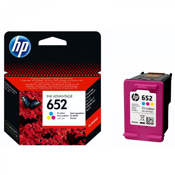 HP 652 Tri-colour Ink Cartridge-200 Pages