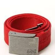 Drunknmunky Canvas Belt - White