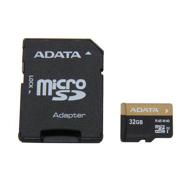 Adata Premier Pro 32GB Micro SDHC UHS-I U1 and SD Adapter
