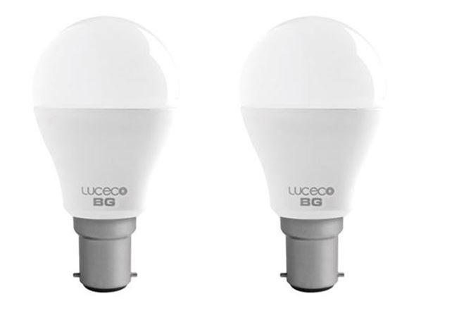 Luceco - A60, B22, 5W, 370Lm, Neutral White, 4000K, Non-Dim LED Globe