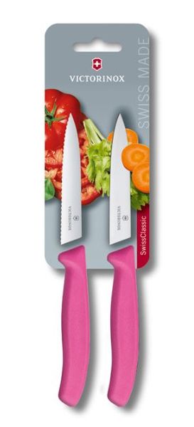 Victorinox - 2 Piece 10 cm Paring - Pink