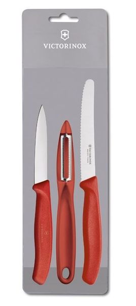 Victorinox - Classic Zest 3 Piece Paring Set - Red