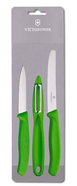 Victorinox - Classic Zest 3 Piece Paring Set - Green