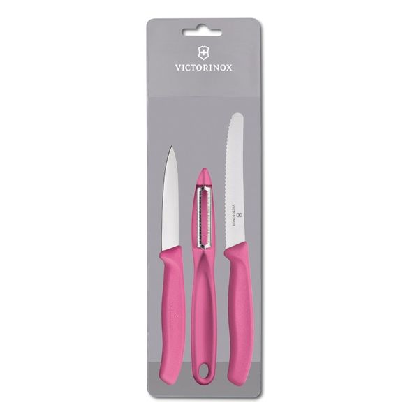 Victorinox - Classic Zest 3 Piece Paring Set - Pink