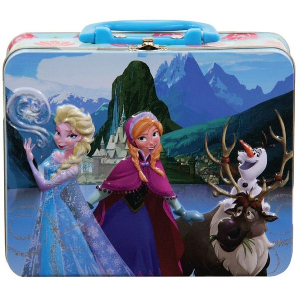 Disney Frozen Puzzle In Lunch Tin