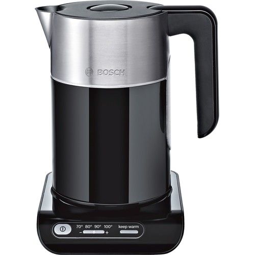 Bosch - 2400W Cordless Kettle Styline - Black &amp; Silver